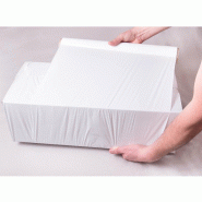 Film étirable manuel  cast standard blanc opaque - 573067 – Épaisseur 17µ - 450 mm x 270 m_0