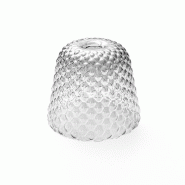 Gea Luce Diffuseur En Verre Fumé Pour Suspensions - Finition Dégradée Transparente, Design Décoratif, Culot E27 (Grand Verre) D.25X21,5 - gris ALI