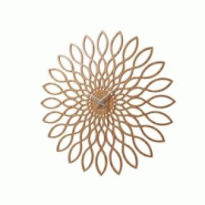 Horloge en bois Sunflower 60 cm Karlsson - marron 8714302479519 Horloge en bois Sunflower 60 cm Karlsson - marron 8714302479519