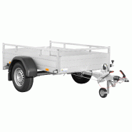 Remorque MAC ALU PRO SARIS MP 205×133 - PTAC 1350 Kg - 1 essieu freiné - 205×133 cm - Référence YO_CCP5