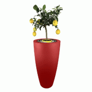 PLAST'UP ROTOMOULAGE Pot de fleurs conique delight 200l - ROUGE - rouge 0036336944916