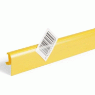 Porte étiquette adaptable KIDER ou CEFLA - 40 x 822 basculant - Blanc pur RAL 9010