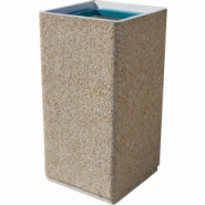 Cendrier en béton bac inox 9L OLYMPE