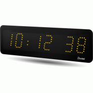 Horloge LED Style II 5S, alimentation 230V, AFNOR, LED jaune - BODET