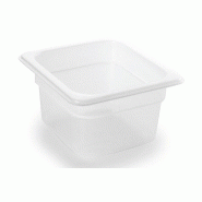 Lacor Bac Gastronorme GN 1/6 Polypropylène, 10 cm, 1,6 L - plastique polypropylène 66610H