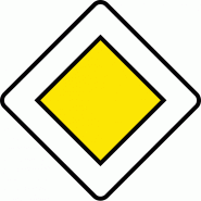 Panneau de priorité AB6 - Indication du caractère prioritaire d'une route - WP Signalisation Panneau de priorité AB6 - Indication du caractère prioritaire d'une route - WP Signalisation