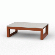 Pouf lounge ottoman FRAME - argile