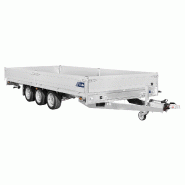 Remorque roues dessous - 5,06 X 2,04M - 3500 KG - SARIS PL 506 204 3500 3 HD_0