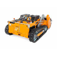 Robot debroussailleur à chenilles - Pour broyeurs à fléaux - AS 1000 Ovis EVO RC - radiocommandée - 419 kg - Dimensions compactes 184x115x69 cm Robot debroussailleur à chenilles - Pour broyeurs à fléaux - AS 1000 Ovis EVO RC - radiocommandée - 419 kg - Dimensions compactes 184x115x69 cm
