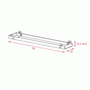 Goulotte passe-câbles en acier pour table haute Pop Ace - 3 coloris disponibles - Garantie 2 ans Goulotte passe-câbles en acier pour table haute Pop Ace - 3 coloris disponibles - Garantie 2 ans