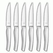 Amefa Coffret Magnet 6 couteaux steak Goliath - Présentation magnétique acier coutellerie - argenté inox 3546693900465