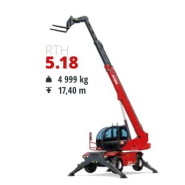 Chariot télescopique  rotatif stabilisateur pivotant - Magni TH - RTH 5.18_0