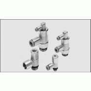 EFUTURETIME Clapets Anti-Retour Pneumatiques - Lot De 3 En Acier Inoxydable Pour Tuyaux 8 Mm