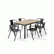 DCB GARDEN Ensemble repas de jardin 6 places en aluminium gris anthracite - BOSTON DIEGO - gris aluminium BOSTONTB150+DIEGOAX6 DCB GARDEN Ensemble repas de jardin 6 places en aluminium gris anthracite - BOSTON DIEGO - gris aluminium BOSTONTB150+DIEGOAX6