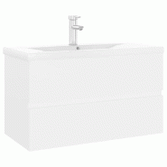 Helloshop26 - Armoire d'évier avec lavabo intégré pratique 80 x 38,5 x 45 cm style contemporain finition mate en bois d'ingénierie 02_0055092 - Bo Helloshop26 - Armoire d'évier avec lavabo intégré pratique 80 x 38,5 x 45 cm style contemporain finition mate en bois d'ingénierie 02_0055092 - Bo