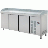 Meuble de préparation pour pizzas 3 portes gn 1/1 - 1800x700x850 mm - 190 W 230/1V - 78770609 Eurast - gris inox 78770609 Meuble de préparation pour pizzas 3 portes gn 1/1 - 1800x700x850 mm - 190 W 230/1V - 78770609 Eurast - gris inox 78770609