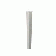 Poteau Citizen 100 cm - Poteau carré 8×8 cm - H 100 cm hors sol - Tête diamant Poteau Citizen 100 cm - Poteau carré 8×8 cm - H 100 cm hors sol - Tête diamant