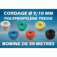 Bobine de corde 50m polypropylène ø9/10 mm