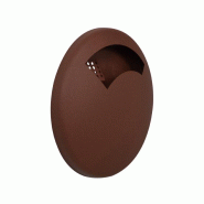 DISCO Cendrier mural - Matière recyclable - Fabrication française - Faible encombrement - Inox brossé_1