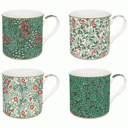 EASY LIFE Coffret 4 mugs 30 cl - Floral Fantasy - 035-1213170