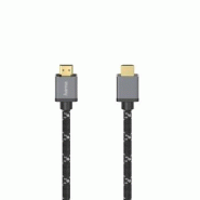Hama 00205239 Câble HDMI 2 m HDMI Type A (Standard) Noir, Gris - multicolore 00205239