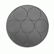 LAGRANGE Plaque Mini-crêpes 11.4cm Gris AC100501 - gris 3196201005016