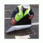 Protection de plaque d'égoût à usage unique - Dimensions 50x50 cm et 90x90 cm