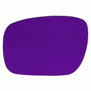 Stil Casa, set de 12 sets de table unicolores, polyuréthane cousu, 44xh. 31 cm, finition dollar couleur violet. - TOV-D-OV-VID Stil Casa, set de 12 sets de table unicolores, polyuréthane cousu, 44xh. 31 cm, finition dollar couleur violet. - TOV-D-OV-VID