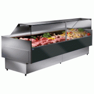 Vitrine bain-marie 1520 mm avec vitre vertical, +65°C 1520x1140x1126 mm - VIRTUS - 0615402236454