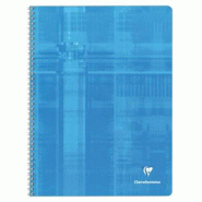 Clairefontaine Lot de 10 Cahier Metric 24x32, 100p./50 feuilles 90 g/m² reliure intégrale, quadrillé 5x5 - 3329680834208