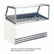 CombiSteel Vitrine à crème glacée PHUKET 9X5L - blanc 7487.0255