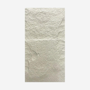 Ensemble de 10 panneaux décoratifs effet pierre 3D, revêtement mural PU 7,2 m², 120x60x3 cm, coloris leccewhite - blanc DH104787_0