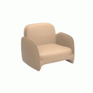 Fauteuil lounge in & out PEZZETTINA - camel