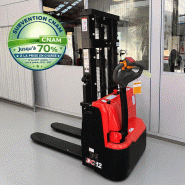 Gerbeur électrique accompagnant HELI CDD12RSM250 levée initiale 1.2T