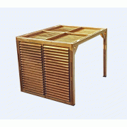 HABRITA Pergola 7.32m² Bois Traité tho2331vt - beige 3701406700330