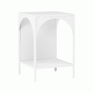Helloshop26 - Étagère autoportante acier 52 x 35 x 35 cm blanc 03_0006946 - 3001853647760