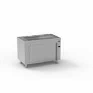 ITALCONCEPT Meuble bain-marie ventilé en inox - 3667335124589 ITALCONCEPT Meuble bain-marie ventilé en inox - 3667335124589