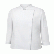 METRO PROFESSIONAL Veste de cuisine pour femmes, manches longues, taille L, blanc - L blanc multi-matériau 219386