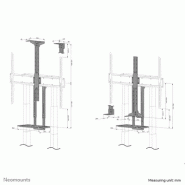 Neomounts AFL-875BL1 Support vidéobar et kit multimédia - universel