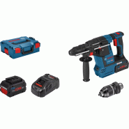 Perforateur sds-plus 18v gbh 18v-26f professional + 2 batteries procore18v 5,5ah + chargeur rapide + coffret l-boxx - BOSCH - 061191000f - 832785 Perforateur sds-plus 18v gbh 18v-26f professional + 2 batteries procore18v 5,5ah + chargeur rapide + coffret l-boxx - BOSCH - 061191000f - 832785