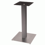 Piètement Entry Ht72 en acier inox brossé pour table intérieure 70x70,Ø70cm maxi