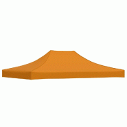VidaXL Toit de tente de réception 4x3 m Orange 270 g/m² Modèle Atlas Office Pro Nordique - orange 315355