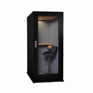 Cabine acoustique 1 personne VOX NOIR Cabine acoustique 1 personne VOX NOIR