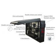 Caisson de protection pour ecran plat