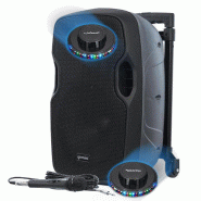 Enceinte Autonome DJ PA Sono Gemini AS 10 TOGO sur Batterie avec Micro  1000 Watts  USB/BT/AUX/SD + 2 jeux de lumières - 3666638034632