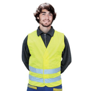 Gilet jaune de signalisation taille unique Gilet jaune de signalisation taille unique