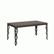 Itamoby Table Extensible 90X160/420 Cm Karamay Evolution Noyer Structure Anthracite - marron 8050598011690