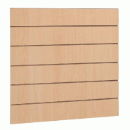 Panneau rainuré R20 L120xP120cm épaisseur 18mm - érable