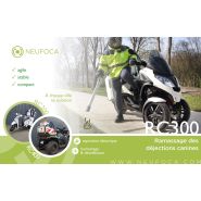 Rc300 scooter 3 roues ramassage dejections canines