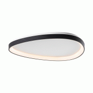 ROSSINI ILLUMINAZIONE Plafonnier Led Lotus 48W 3000K Ip20 - Plafonnier Asymétrique En Métal Peint Noir, Design Fin Et Élégant - Groupe Rossini - n